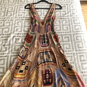 Missoni Crochet Beach Midi Dress M